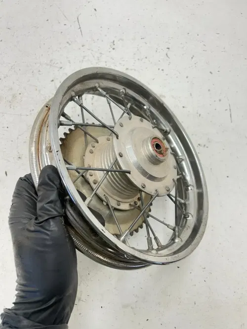 2001 98-01 KTM Adventure JR Mini 50 OEM Rear Back Wheel Rim Hub 10 X 1.5