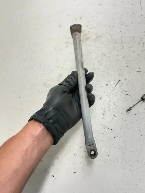 2001 98-01 KTM Adventure JR Mini 50 OEM Kickstand Kick Stand Arm Leg Peg Spring