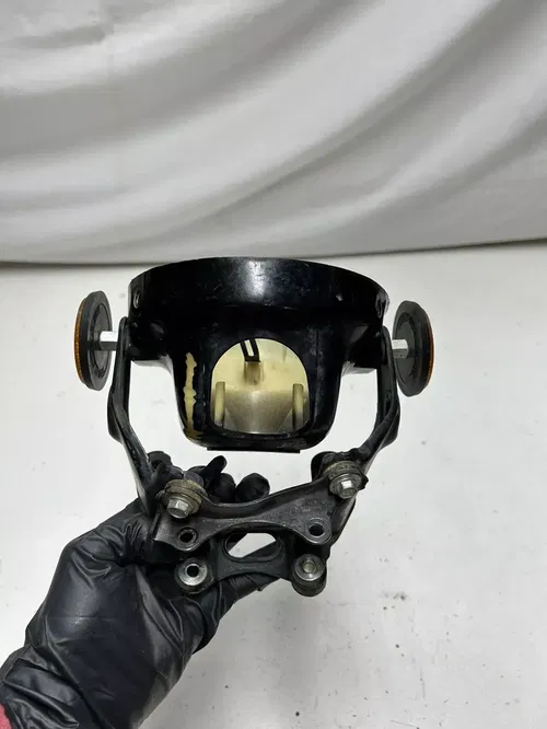 1980 80 Honda XL500S Xl 500 OEM CRACK! Headlight Bucket Mount Reflector Bracket