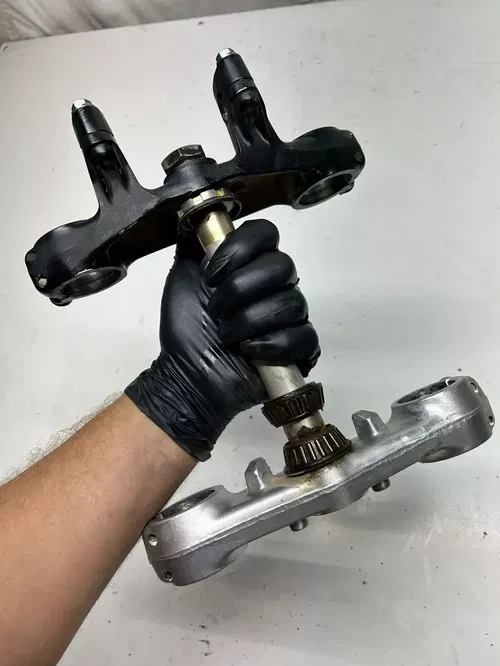 1983 83 Honda XR500R Xr 500 R xr OEM Triple Clamp Upper Lower Tree Bar Mount