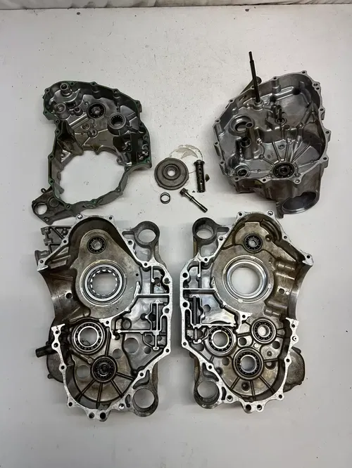 2003 03 Honda Rincon TRX 650 FA 4x4 LOT Crankcase Case Set Cover Clutch Stator