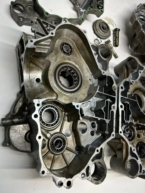2003 03 Honda Rincon TRX 650 FA 4x4 LOT Crankcase Case Set Cover Clutch Stator