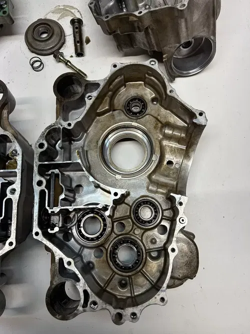 2003 03 Honda Rincon TRX 650 FA 4x4 LOT Crankcase Case Set Cover Clutch Stator