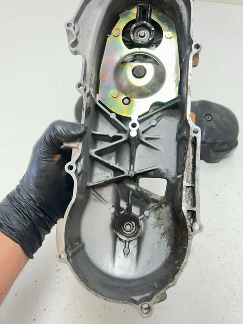 05 2005 Polaris Predator 90 2 Stroke OEM GOOD Clutch Crankcase Cover Kick Start