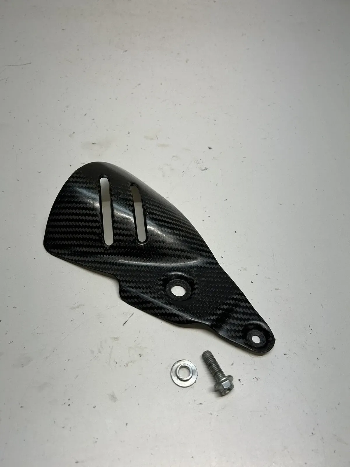 2011 11 Husqvarna TXC250i txc 250 i Leo Vince Carbon Fiber Exhaust Cover Guard