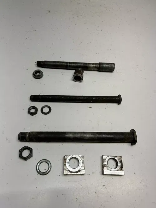 1999 99 YAMAHA WR400F wr 400 f LOT Front Rear Back Axle Shaft Bolt Swing Are Piv