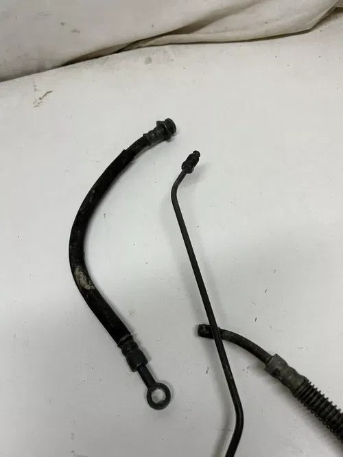 2004 04 Yamaha raptor 660 UNTESTED Frint brake caliper line rear master cyl line