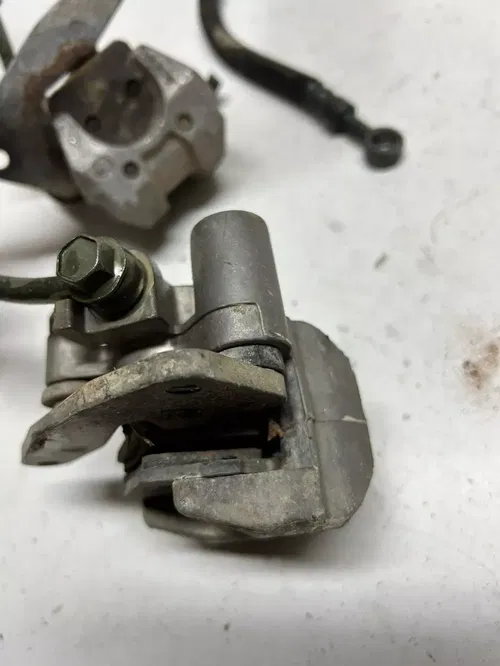2004 04 Yamaha raptor 660 UNTESTED Frint brake caliper line rear master cyl line