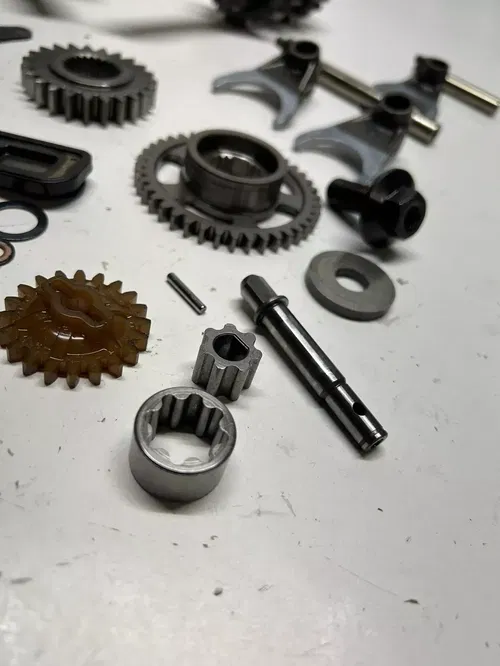 2007 07 Honda CRF450R crf 450 r GOOD! Trans Transmission Gear Shaft Fork Drum