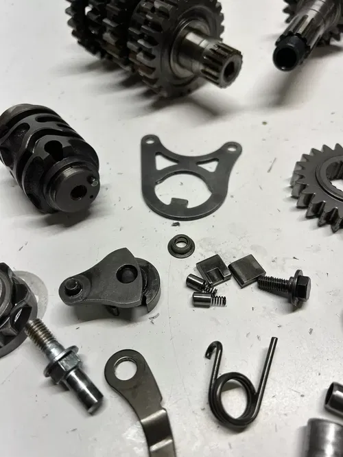 2007 07 Honda CRF450R crf 450 r GOOD! Trans Transmission Gear Shaft Fork Drum