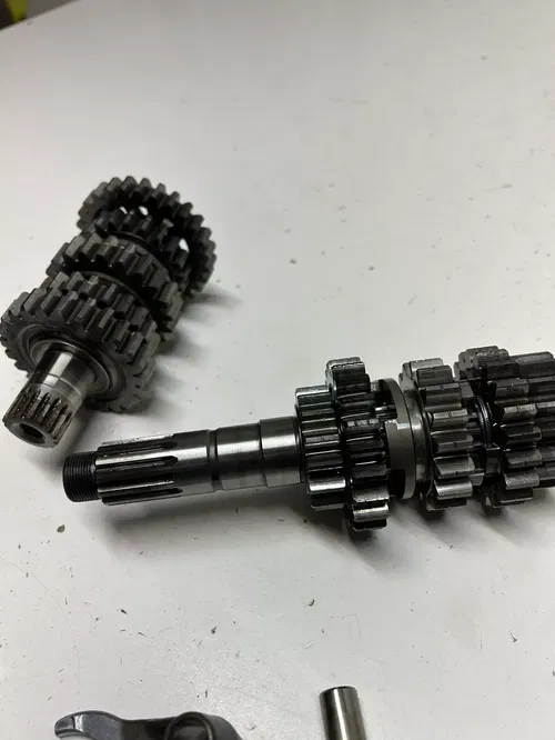 2007 07 Honda CRF450R crf 450 r GOOD! Trans Transmission Gear Shaft Fork Drum