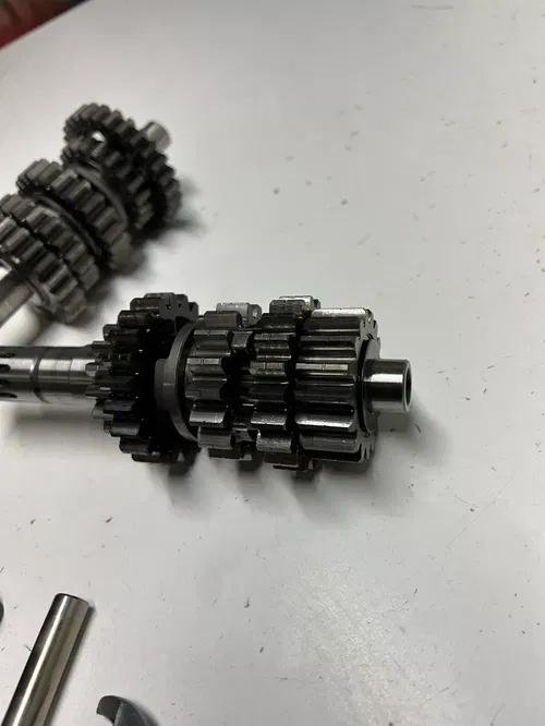 2007 07 Honda CRF450R crf 450 r GOOD! Trans Transmission Gear Shaft Fork Drum