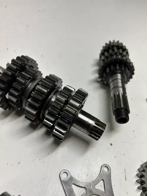 2007 07 Honda CRF450R crf 450 r GOOD! Trans Transmission Gear Shaft Fork Drum