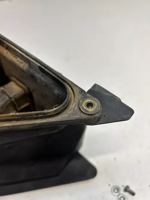 1985 85 Honda XL350R xl350r Xl 350 OEM Air Box Airbox  Free Ship DAMAGE!!!!
