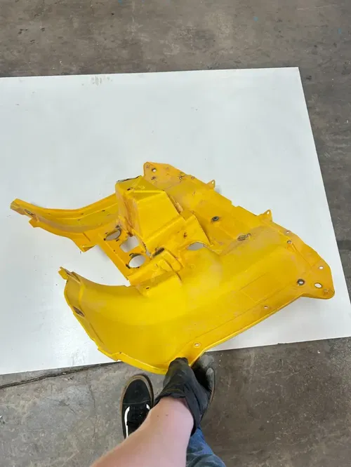 05 2005 Honda Rancher 350 TRX350ES 4x4 OEM Yellow Plastics Front Rear Fender Bod