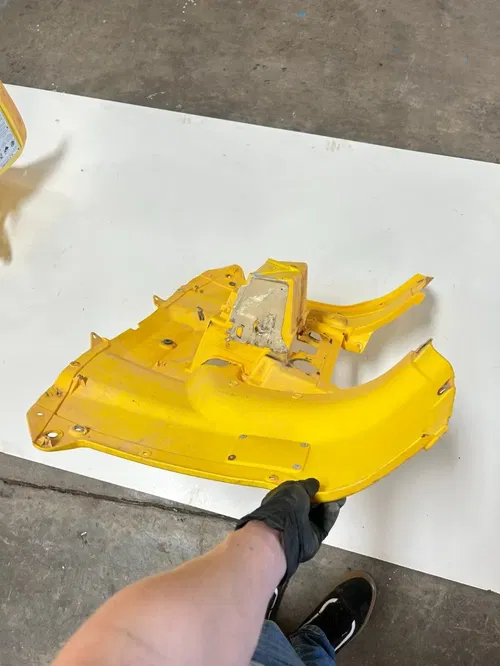 05 2005 Honda Rancher 350 TRX350ES 4x4 OEM Yellow Plastics Front Rear Fender Bod