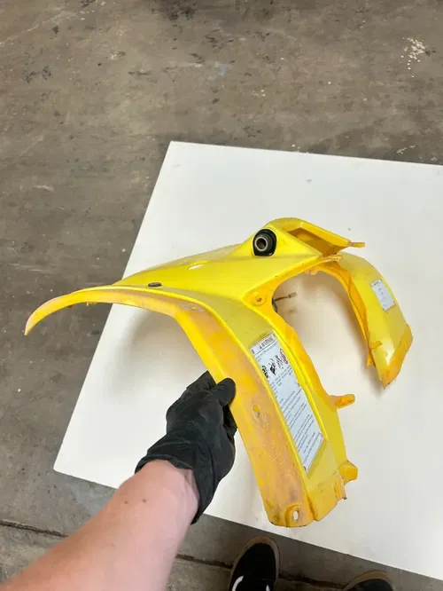 05 2005 Honda Rancher 350 TRX350ES 4x4 OEM Yellow Plastics Front Rear Fender Bod