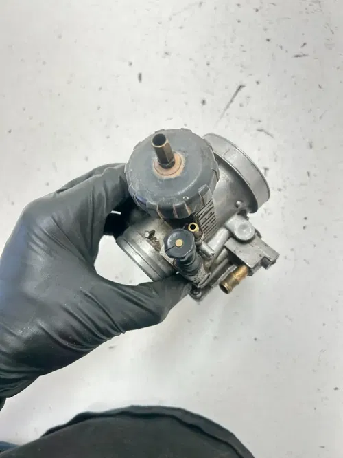 96 1996 Honda CR125R Cr 125 r OEM Carb Carburetor Bowl Body Slide Float READ DES