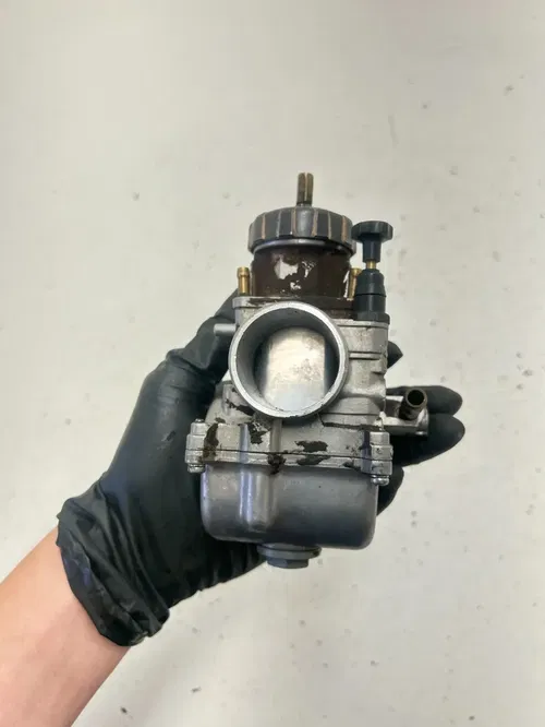 96 1996 Honda CR125R Cr 125 r OEM Carb Carburetor Bowl Body Slide Float READ DES