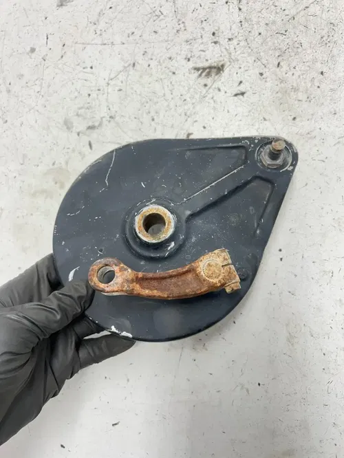 81 1981 Honda XL500S Xl 500 s OEM GOOD! Rear Back Brake Drum Plate Arm Assembly