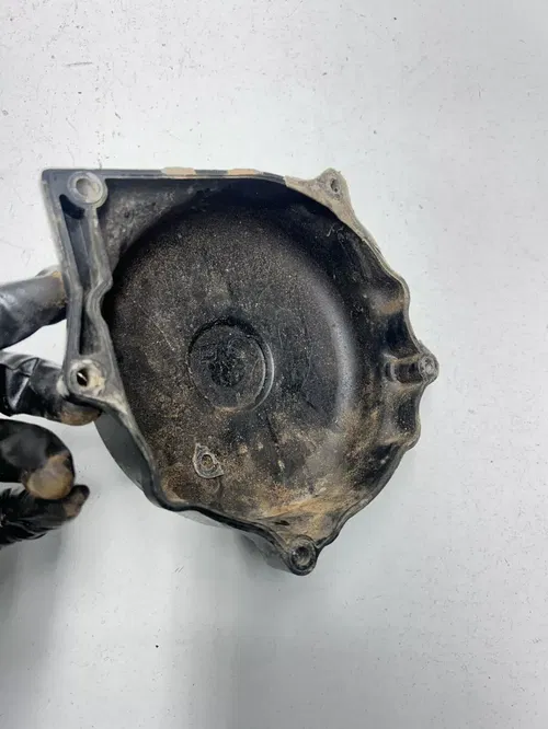 1977 77 Yamaha IT250 it 250 D OEM  Clutch Stator Cover Engine CrankCase