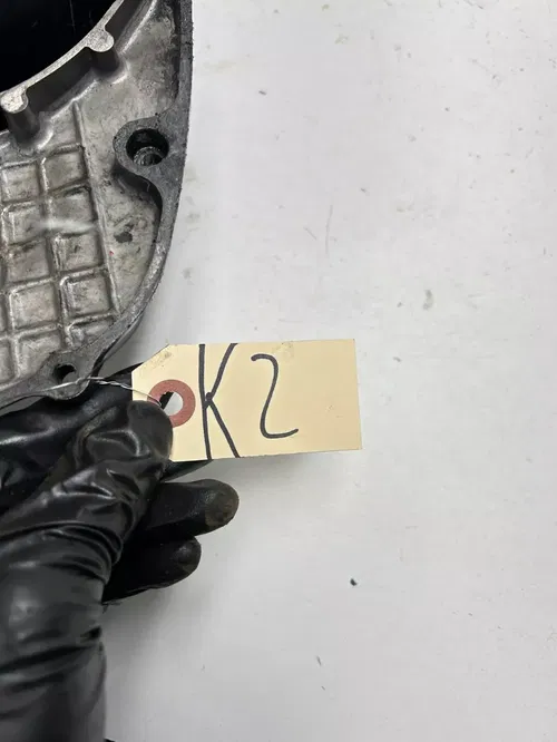 1977 77 Yamaha IT250 it 250 D OEM  Clutch Stator Cover Engine CrankCase