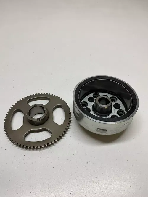 1996 96 Yamaha Wolverine 350 YFM FX 4x4 GOOD Fly Wheel Starter Clutch Gear