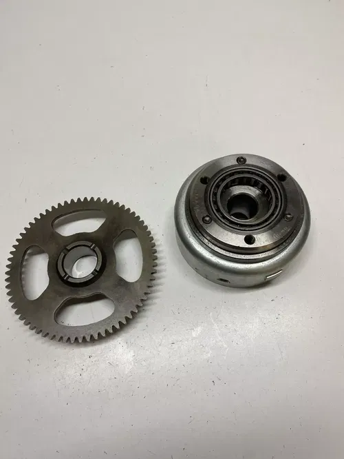 1996 96 Yamaha Wolverine 350 YFM FX 4x4 GOOD Fly Wheel Starter Clutch Gear
