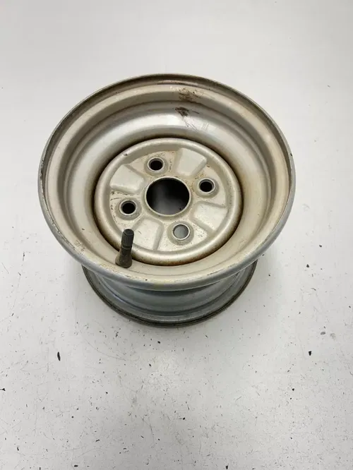 02 2002 Yamaha Breeze 125 YFA OEM STRAIGHT GOOD! Front Wheel Rim 8x5.5 Free Ship