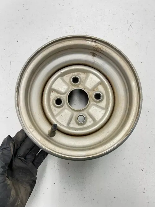 02 2002 Yamaha Breeze 125 YFA OEM STRAIGHT GOOD! Front Wheel Rim 8x5.5 Free Ship