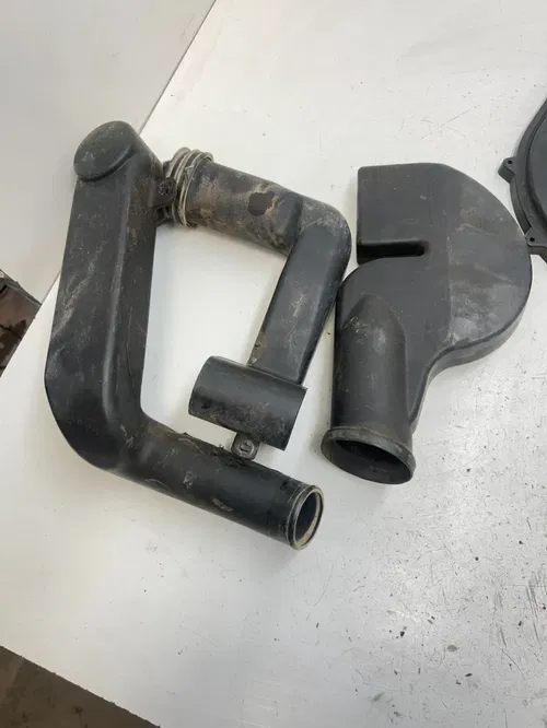 04 2004 Polaris Trailblazer 250 2x4 OEM Clutch Cover Guard Shield Intake Tubes