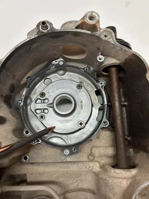 01 Yamaha Kodiak 400 4x4 YFM400 Crankcase Cases Case Engine Motor READ DESCRIPTI