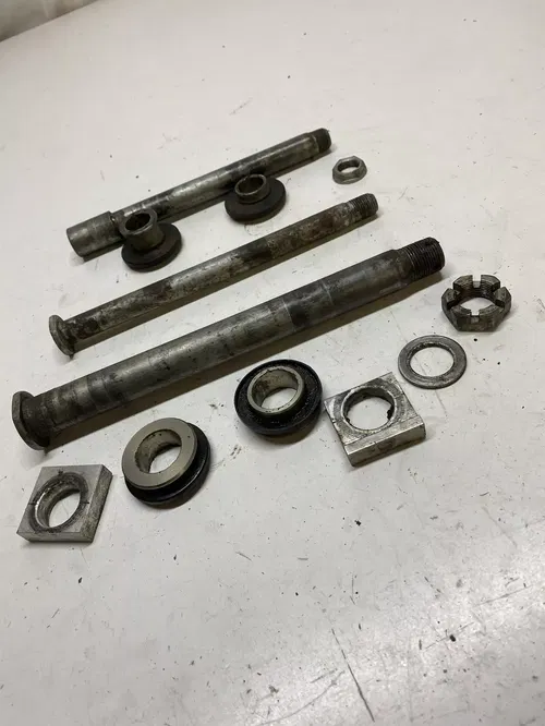 2005 05 Suzuki RMZ250 rmz 250 OEM Front Rear Back Axle Spacer Swing Arm Bolt