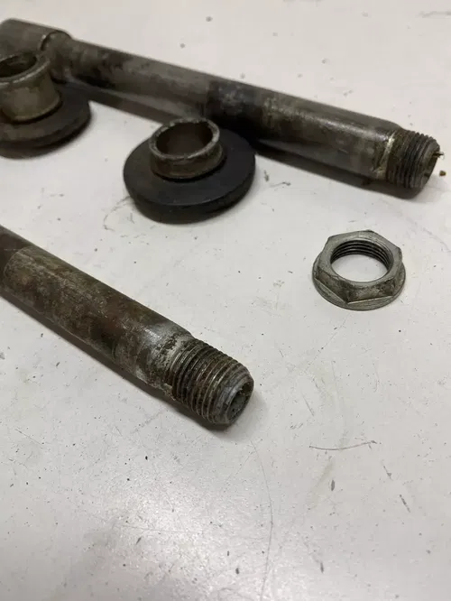 2005 05 Suzuki RMZ250 rmz 250 OEM Front Rear Back Axle Spacer Swing Arm Bolt