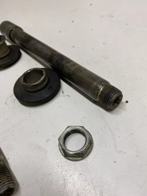 2005 05 Suzuki RMZ250 rmz 250 OEM Front Rear Back Axle Spacer Swing Arm Bolt