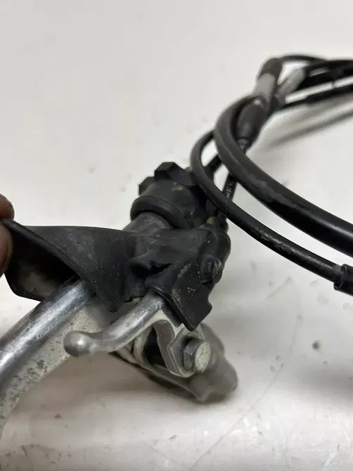 2006 06 HONDA CRF450R crf 450 r GOOD Clutch Lever Perch Cable Hot Start Mount