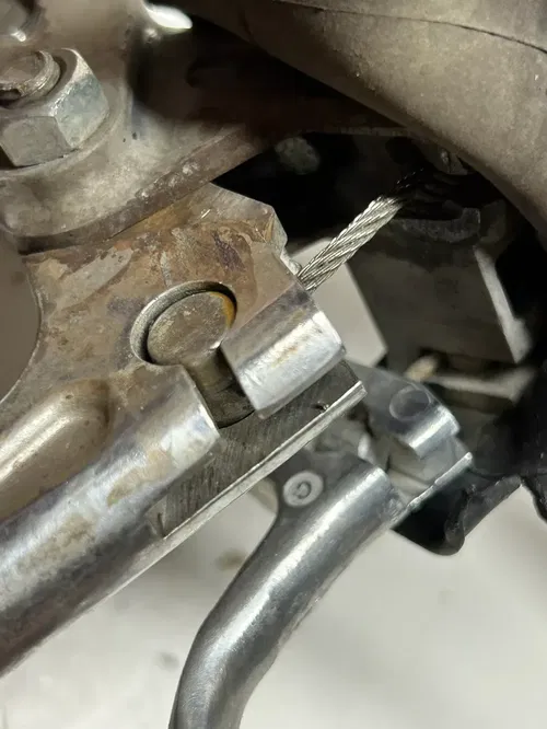 2006 06 HONDA CRF450R crf 450 r GOOD Clutch Lever Perch Cable Hot Start Mount