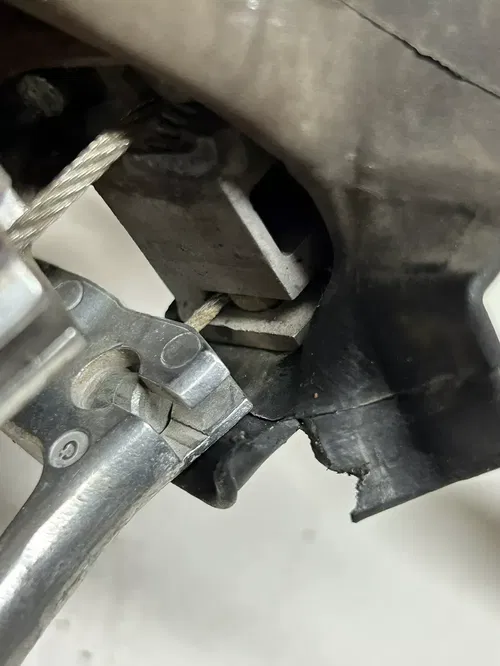 2006 06 HONDA CRF450R crf 450 r GOOD Clutch Lever Perch Cable Hot Start Mount