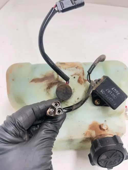03 2003 Polaris Trailblazer 250 2x4 OEM Two-Stroke Oil Tank Electronics Reservoi