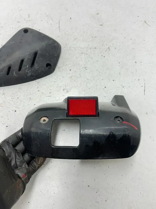 05 2005 Polaris Predator 90 2 Stroke OEM Heat Shield Rear Axle Cover Guard Plast