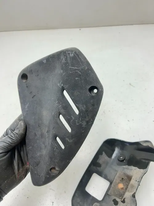 05 2005 Polaris Predator 90 2 Stroke OEM Heat Shield Rear Axle Cover Guard Plast