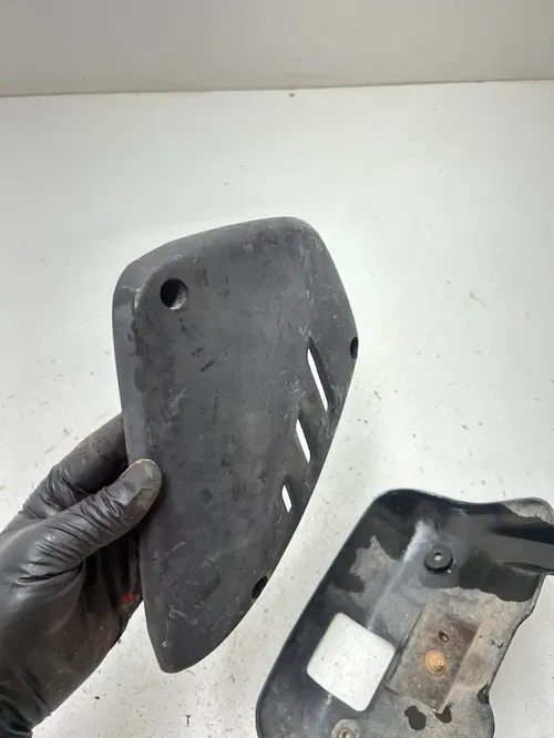 05 2005 Polaris Predator 90 2 Stroke OEM Heat Shield Rear Axle Cover Guard Plast