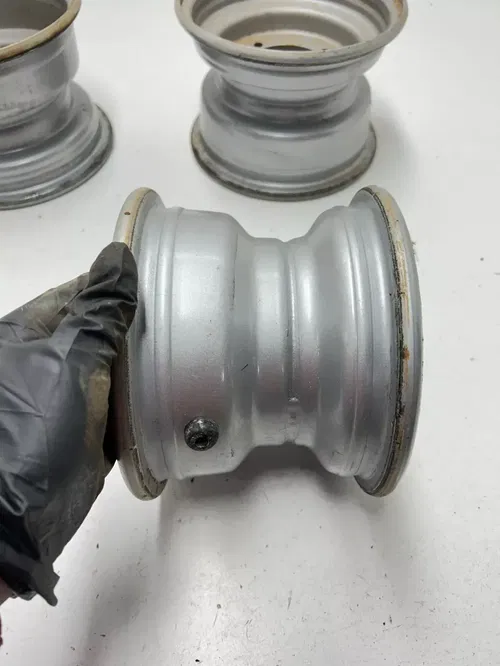02 2002 Polaris scrambler 90 2x4 2T OEM Wheel Rim Set Front Rear 7X5.2/ 8X5.5