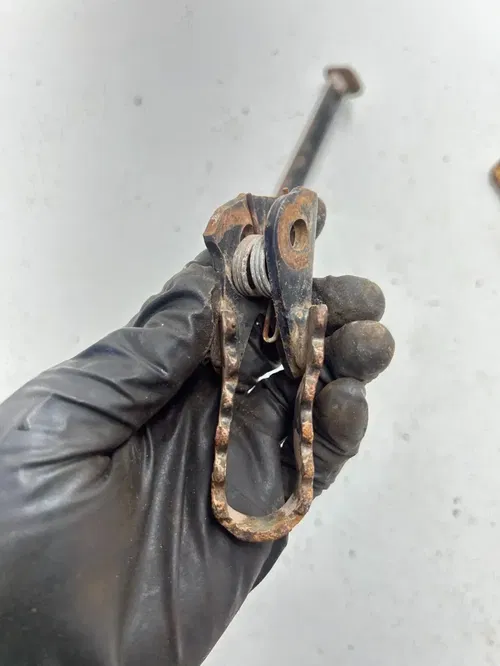 1993 Honda XR80R Xr 80 r OEM GOOD Kickstand Kick Stand Arm Leg Foot Peg Spring