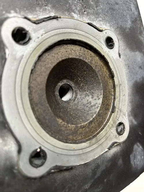 1990 90 Yamaha RT180 RT 180 rt OEM Cylinder Head Cap Dome  #3