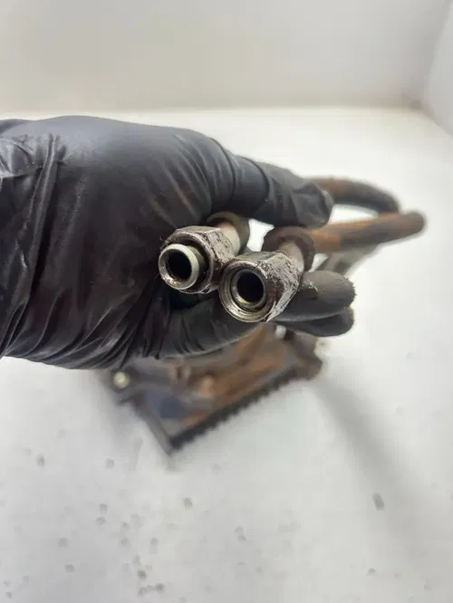 2000 Polaris Magnum 325 4x4 OEM TESTED Oil Cooler Fan Radiator Line Lines READ