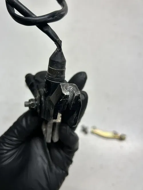 2005 05 Polaris Predator 500 OEM LOT Clutch Lever Perch Assembly Cable Mount