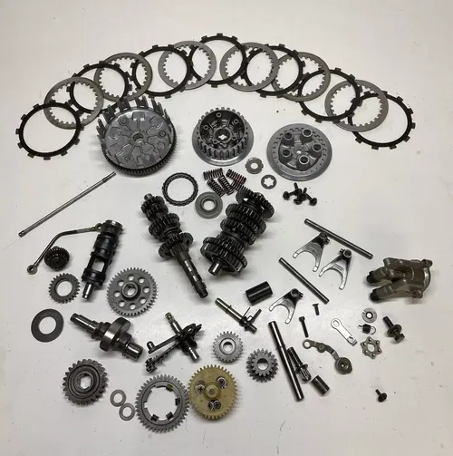 1996 96 Yamaha Wolverine 350 YFM FX 4x4 Trans Transmission Fork Gear Clutch Pump