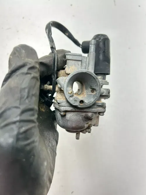 04 2004 Arctic Cat 90 Y-12 2 Stroke 2x4 OEM Carburetor Carb Body Bowl Reed Cage