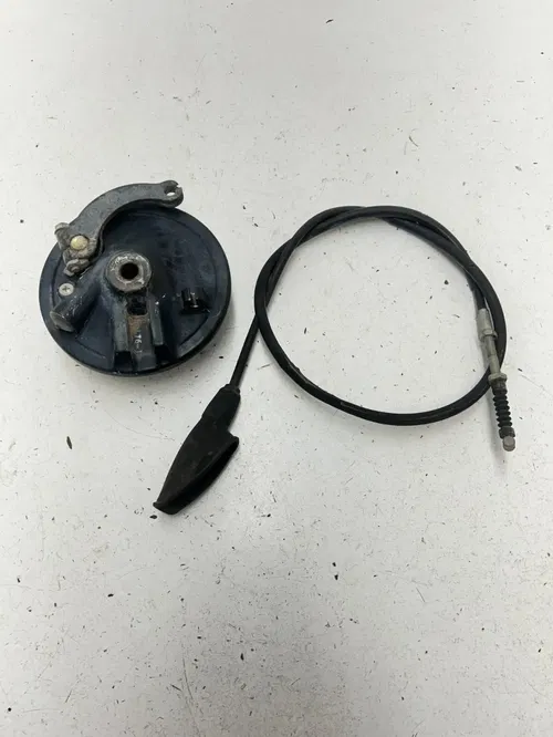 81 1981 Honda XR80 Xr 80 OEM LOT Front Brake Hub Drum Perch Rod Line